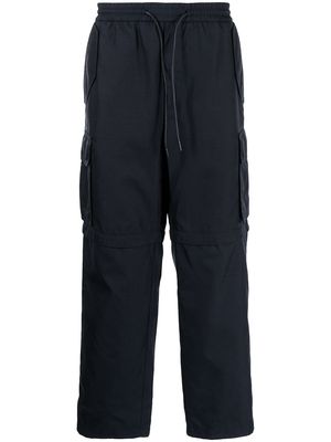 Juun.J straight-leg cargo trousers - Blue
