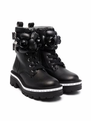 LIU JO Tailor lace-up ankle boots - Black