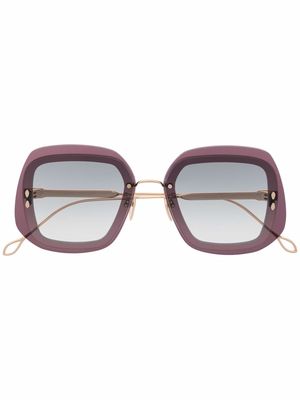 Isabel Marant Eyewear oversized frame sunglasses - Purple