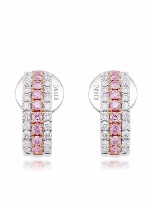 HYT Jewelry 18kt gold Argyle Pink diamond stud earrings