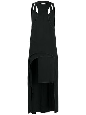 Ann Demeulemeester layered cutout dress - Black