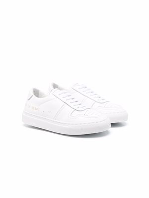 Common Projects leather lace-up sneakers - White