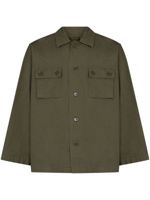 Wacko Maria embroidered military jacket - Green