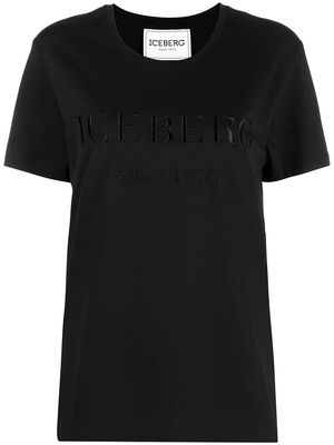 Iceberg embroidered-logo T-shirt - Black