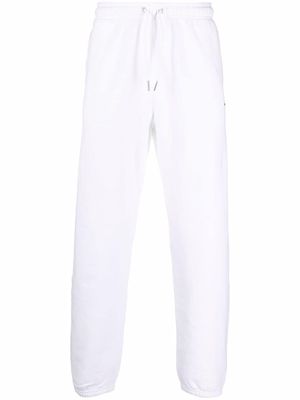 SANDRO embroidered logo track pants - White