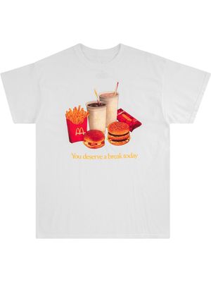 Travis Scott x McDonald's Deserve A Break T-shirt - White