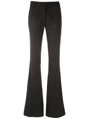 Olympiah slim fit flared trousers - Black