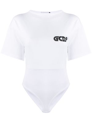 Gcds logo-print bodysuit - White