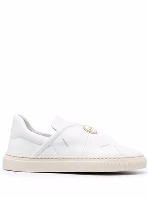 Ports 1961 button-embossed slip-on sneakers - White
