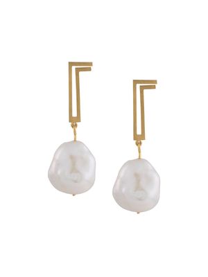 Hsu Jewellery Unfinishing Line earrings - Gold