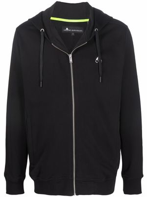 Moose Knuckles cotton zip-up hoodie - Black