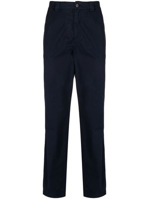 Kenzo slim-fit logo-patch trousers - Blue
