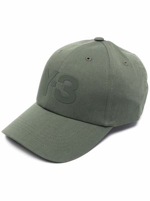Y-3 logo-print cap - Green