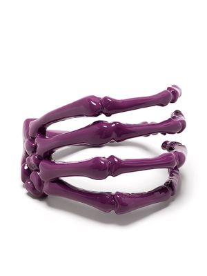 Raf Simons skeleton hand bracelet - Purple