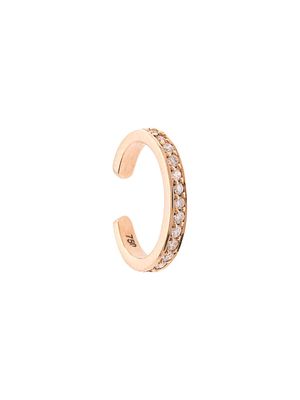 Anita Ko 18kt rose gold single-row diamond ear cuff