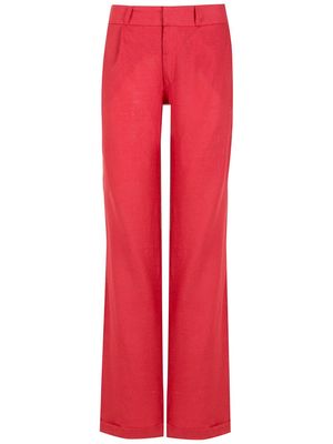 Clube Bossa Avenar straight trousers - Red