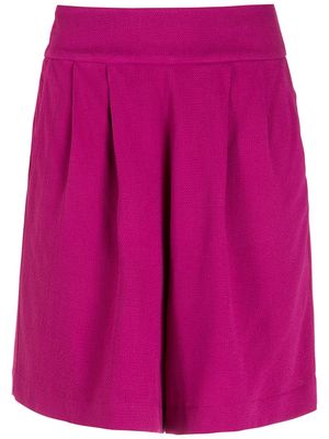 Olympiah Sabie pleated shorts - Purple
