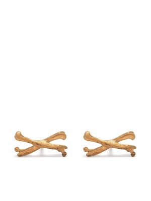 Claire English Bucaneer stud earring - Gold