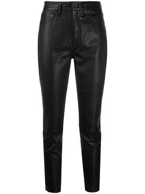 Rag & Bone mid-rise slim-fit trousers - Black
