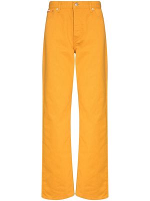 Heron Preston for Calvin Klein Radiant striaght-leg jeans - Yellow