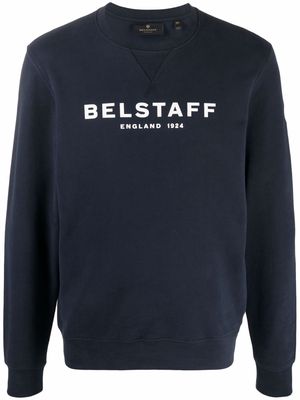 Belstaff logo-print sweatshirt - Blue
