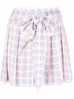 Boutique Moschino spot-print tied-waist shorts - Pink