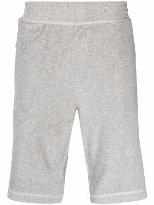 Helmut Lang straight-leg cotton track shorts - Grey