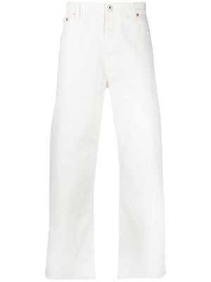 Valentino cropped denim jeans - White