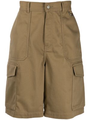 AMI Paris patch pocket bermuda shorts - Neutrals