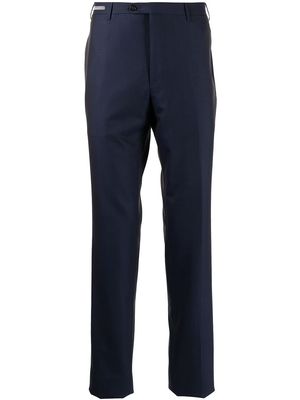 Corneliani Leader Super 160's wool trousers - Blue
