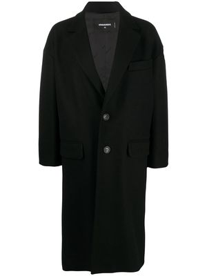 Dsquared2 tailored single-breasted coat - Black