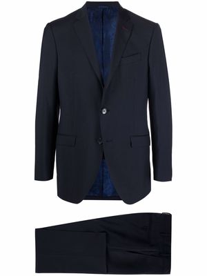 ETRO single-breasted wool suit - Blue