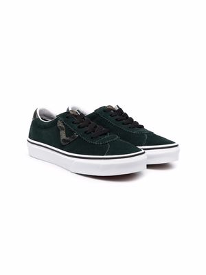 Vans Kids lace-up low-top sneakers - Green