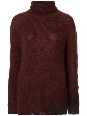 Chanel Pre-Owned 1998 turtle neck jumper - Red
