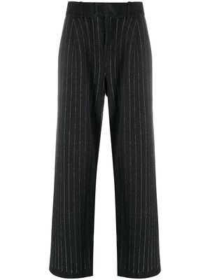 Barrie pinstripe cashmere tailored trousers - Grey