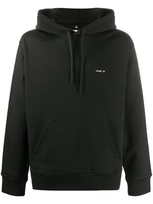 OAMC long-sleeved rear print hoodie - Black