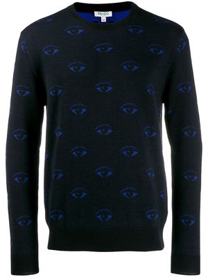 Kenzo eye pattern jumper - Black