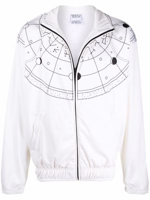 Marcelo Burlon County of Milan semi astral print track jacket - White