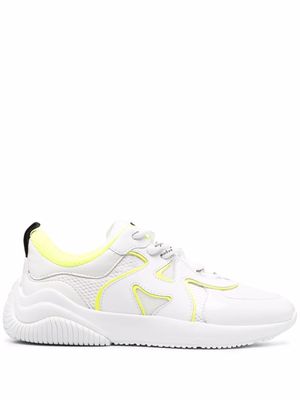 Hogan logo lace-up sneakers - White