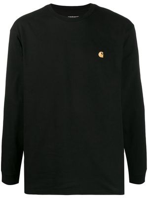 Carhartt WIP Chase embroidered logo sweatshirt - Black