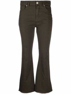 Federica Tosi mid-rise flared jeans - Green
