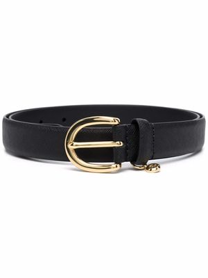 Lauren Ralph Lauren charm-detail leather belt - Black