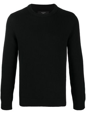 AMIRI crew-neck cashmere jumper - Black