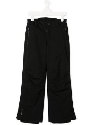 Moncler Enfant straight-leg cargo trousers - Black
