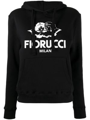 Fiorucci Milan Angels organic cotton hoodie - Black