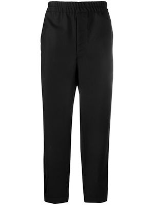 Comme Des Garçons Shirt high-waisted straight leg trousers - Black