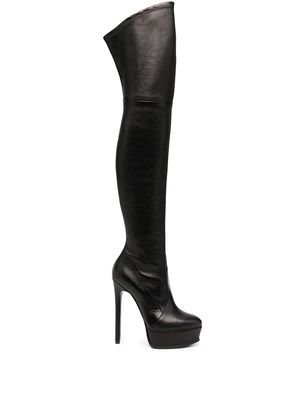 Casadei over the knee boots - Black