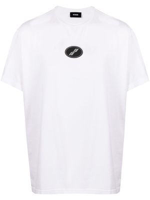 We11done logo-print cotton T-shirt - White
