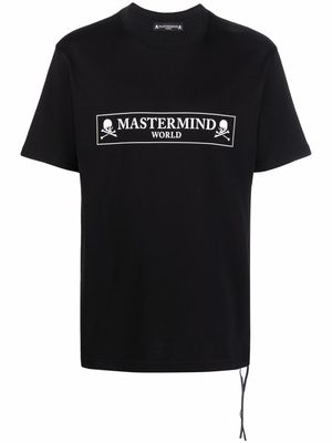Mastermind World logo-print T-shirt - Black