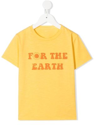 Knot organic cotton T-shirt - Yellow